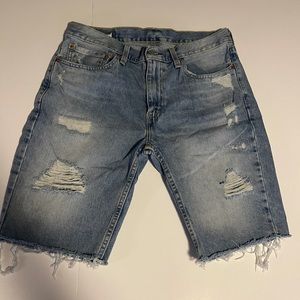 Levi Denim Cut Shorts Size 34